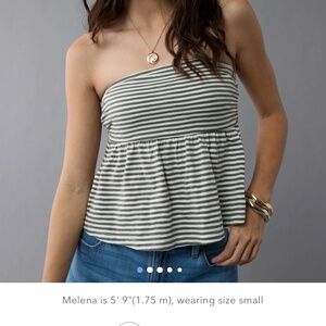 AE striped tube top